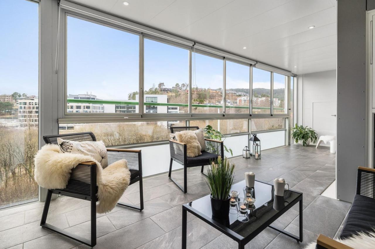 Apartmán Moderne Toppleilighet Bergen Exteriér fotografie